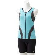 フルジップセパレーツ F/Z Separates SFW32069 ライトアドリアティック(LA) Mサイズ [フィットネス セパレート水着 レディース]