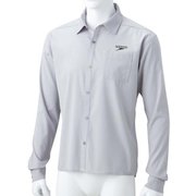 ロングスリーブスタンダードシャツ L/S Standard Shirts SA51907 ライトグレイ(LY) Mサイズ [フィットネス 長袖シャツ ユニセックス]