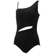 リファインドキーホールスーツ Refined Keyhole Suit SFW02140 ライトブラック(LK) Mサイズ [ワンピース水着 レディース]