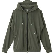 リファインドフルジップフーディ― Refined Full Zip Hoodie SF92060 カーキ(KH) Sサイズ [フィットネス ジャケット メンズ]