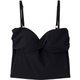 リファインドクロップドトップス Refined Cropped Tops SFW92143 ライトブラック(LK) Sサイズ [フィットネス ヨガ カップ付きシャツ 水陸両用]