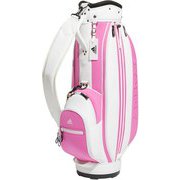 AD21SS 23213 ウィメンズスリーストライプCB WH GM1372 [キャディバッグ レディース]
