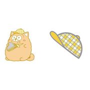 おそ松さん 松犬 ピクニック ピンズセット ポメラニアンVer. [キャラクターグッズ]