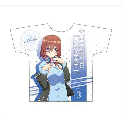 五等分の花嫁 フルグラフィックtシャツ 中野三玖 キャラクターグッズ