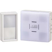 OCH-SET50-BLUE [ワイヤレスチャイム monban CUBEシリーズ 防水押ボタン送信機＋光フラッシュ電池式受信機セット]