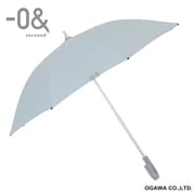 ゼロアンドショートスライド晴雨兼用長傘 ミニパラソル 手開き サックス LDB-40PS-SAX/サックス