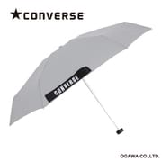 CONVERSE 折りたたみ傘 手開き 50cm 軽量 はっ水 グレー CON-MN-50M-3/GRAY