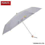 ピーナッツ折りたたみ傘 晴雨兼用日傘 手開き式 ピーナッツ/ビール SNS-A-2M/ピーナッツ/ビール