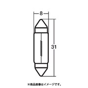 12V3W ルームランプ・マップランプ用電球 12V3W 10個入 A3171