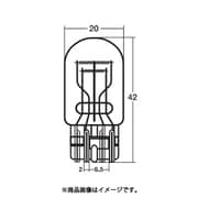 12V 21/5W耐震 ウェッジベース電球 10個入 W4800