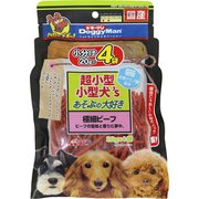 超小型・小型犬sあそぶの大好き極細ビーフ4袋