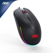 ゲーミングマウス 有線式/光学センサー/8ボタン/利き手設定/200-5000DPI/クリック耐久5,000万回以上/マクロ設定/ポーリングレート1000Hz/マウス加速度20g/約1680万色LEDライト/ソフトウェアメモリ/オンボードメモリ GM500