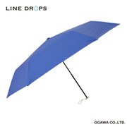 LD-C-55PM-4/Hyacinth [ラインドロップス 晴雨兼用折りたたみ日傘 手開き 55cm Hyacinth]