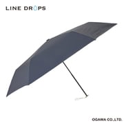 LD-C-55PM-6/Night Flight [ラインドロップス 晴雨兼用折りたたみ日傘 手開き 55cm Night Flight]