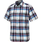 CL Plaid H/S Shirt シーエルプラッドハーフスリーブシャツ TOMRJA74 BL Lサイズ [アウトドア シャツ メンズ]