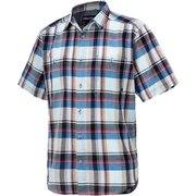 CL Plaid H/S Shirt シーエルプラッドハーフスリーブシャツ TOMRJA74 BL Sサイズ [アウトドア シャツ メンズ]