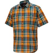 CL Plaid H/S Shirt シーエルプラッドハーフスリーブシャツ TOMRJA74 GR Lサイズ [アウトドア シャツ メンズ]