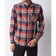 CL Plaid L/S Shirt シーエルプラッドロングスリーブシャツ TOMRJB74 NV Mサイズ [アウトドア シャツ メンズ]