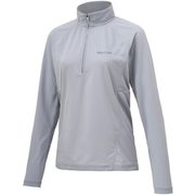 W's Sunscreen Climb Speed L/S Zip ウィメンズサンスクリーンクライムスピードロングスリーブジップ TOWRJB63 LGY Lサイズ [アウトドア カットソー レディース]