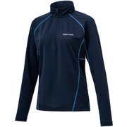 W's Sunscreen Climb Speed L/S Zip ウィメンズサンスクリーンクライムスピードロングスリーブジップ TOWRJB63 NV Mサイズ [アウトドア カットソー レディース]