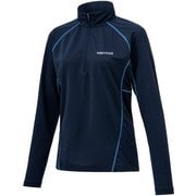 W's Sunscreen Climb Speed L/S Zip ウィメンズサンスクリーンクライムスピードロングスリーブジップ TOWRJB63 NV XLサイズ [アウトドア カットソー レディース]