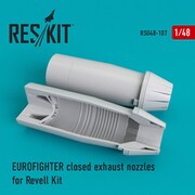 RSKU48-0107 ユーロファイター タイフーン アフターバーナー （閉状態） （レベル用） [1/48スケール レジン製ディティールアップパーツ]