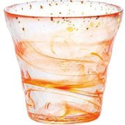 日本製 氷華 金彩ロックグラス 夕 F-71468