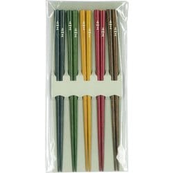 日本製 客用箸 ボーダーフィッシュ 5P