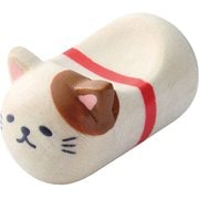 箸置 みみぷく ミケ猫 茶