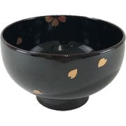 食洗機対応 日本製 食洗対応汁椀 桜 溜