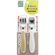 食洗機対応 日本製 エジソンのフォーク＆スプーン BE・WH