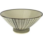 日本製 FolkDesign 飯碗 格子