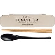 日本製 LUNCHTEA 箸スプーンセット GY