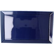 レンジ・食洗機対応 日本製 TLPボーダー レクタングルL 27cm ruri