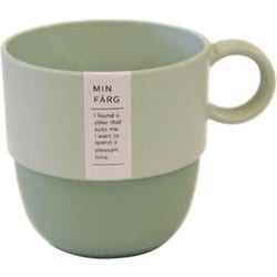 レンジ・食洗機対応 日本製 MIN FARG マグカップ GR