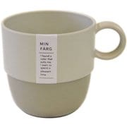 レンジ・食洗機対応 日本製 MIN FARG マグカップ GY