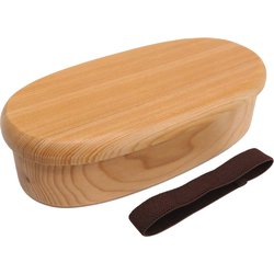 日本製 くりぬき小判弁当 大 杢