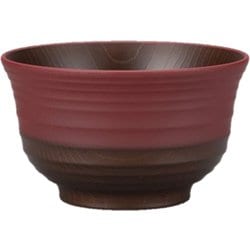 レンジ・食洗機対応 日本製 日本伝統色 羽反塗分 丼 古代朱