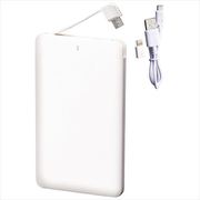 モバイルバッテリー（iPhone用アダプター内蔵） 6151