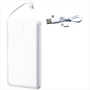 モバイルバッテリー（iPhone用アダプター内蔵） 6158