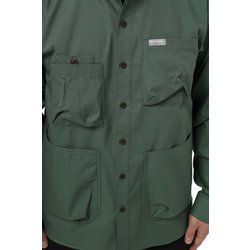 コロンビア Columbia ヒューソンパークロングスリーブシャツ Hewson Park Long Sleeve Shirt  PM0068 Thyme Green 369 Mサイズ [アウトドア シャツ メンズ] 通販【全品無料配達】