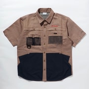 ツキャノンアイルショートスリーブシャツ Tucannon Isle Short Sleeve Shirt PM0059 260 Mocha Mサイズ [アウトドア シャツ メンズ]
