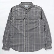 シルバーリッジ2.0プラッドロングスリーブシャツ Silver Ridge 2.2 Plaid L/S Shirt AE0649 City Grey Grid Lines 025 Sサイズ [アウトドア シャツ メンズ]