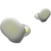 完全ワイヤレスイヤホン Bluetooth対応 デュアルマイクENC/心拍センサー搭載 レーシングイエロー PowerBuds