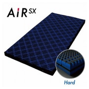 HC98142614 RB エアーSX-H マットレス 80cm幅(9×80×195cm)ウレタンフォーム(170ニュートン)ポリエステル100% 日本製 5.4kg ロイヤルブルー