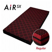エアーSX ベッドマットレス ダブルサイズ（14×140×195cm）ウレタンフォーム（200ニュートン）レギュラー ポリエステル100％ 日本製 13.7kg レッド [NC28270604 R]