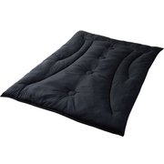 AB08500001 BK 掛けふとん AiRCN(エアーCN) コンフォーター シングルロング(150×210cm) 日本製 合繊布団 1500g ポリエステル100% 抗菌加工・静電防止加工生地 ブラック