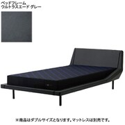 ベッドフレーム AiR POLYGON（エアーポリゴン） D（ダブル）サイズ（W160×L220×H70cm） ウルトラスエード 日本製 グレー [NZ29450084 GR]