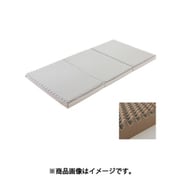 &free マットレス KA.R SD（セミダブル）サイズ （8×120×195cm） ウレタンフォーム（130ニュートン） レギュラー レーヨン83％/ポリエステル17％ 消臭加工 三つ折りタイプ ベージュ [HC10650602 BE]