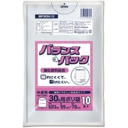 ゴミ袋 バランスパック 30L 0.013mm 半透明 10枚入り BP30N10